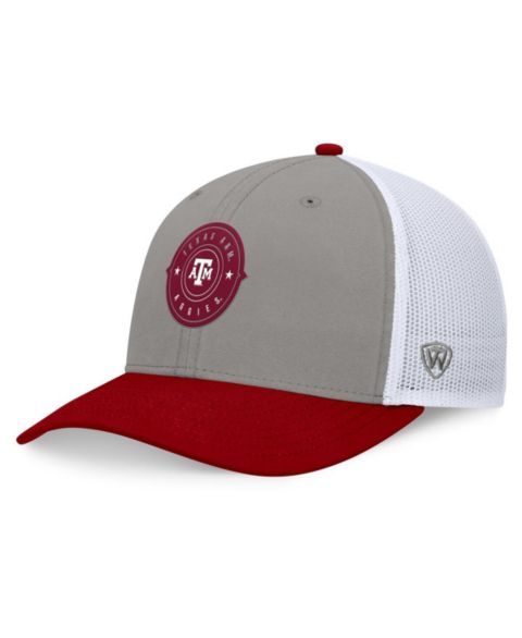 Мужская кепка Top of the World Gray/Maroon Texas A&M Aggies Rob Trucker Adjustable Hat
