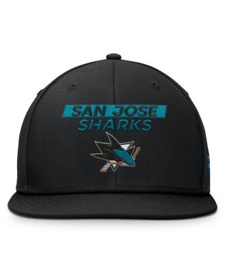 Men's Black San Jose Sharks Authentic Pro Prime Snapback Hat