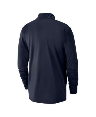 Men's Navy Orlando Magic 2024/25 City Edition Authentic Coaches Performance Half-Zip Top