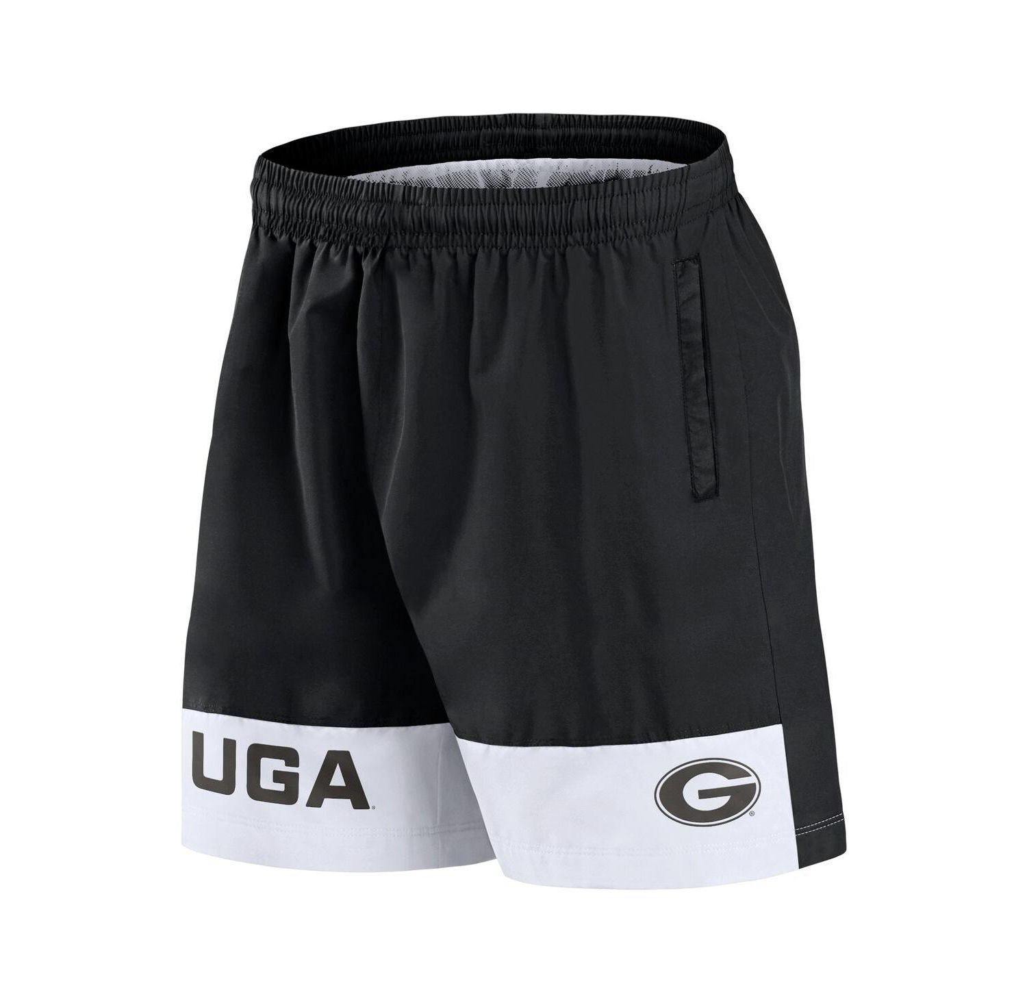 Men's Black Georgia Bulldogs Elements Intensity Woven Shorts