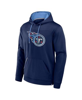 Men's Navy Tennessee Titans Defender Pullover Hoodie