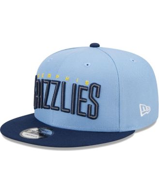 Men's Light Blue Memphis Grizzlies/Navy Jersey Hook Statement Edition 9FIFTY Snapback Hat
