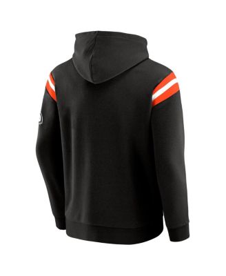 Men's Charcoal Cincinnati Bengals Football Washed Pullover Hoodie