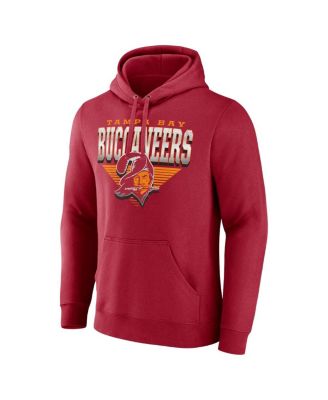 Men's Red Tampa Bay Buccaneers Geometric Chrome Pullover Hoodie