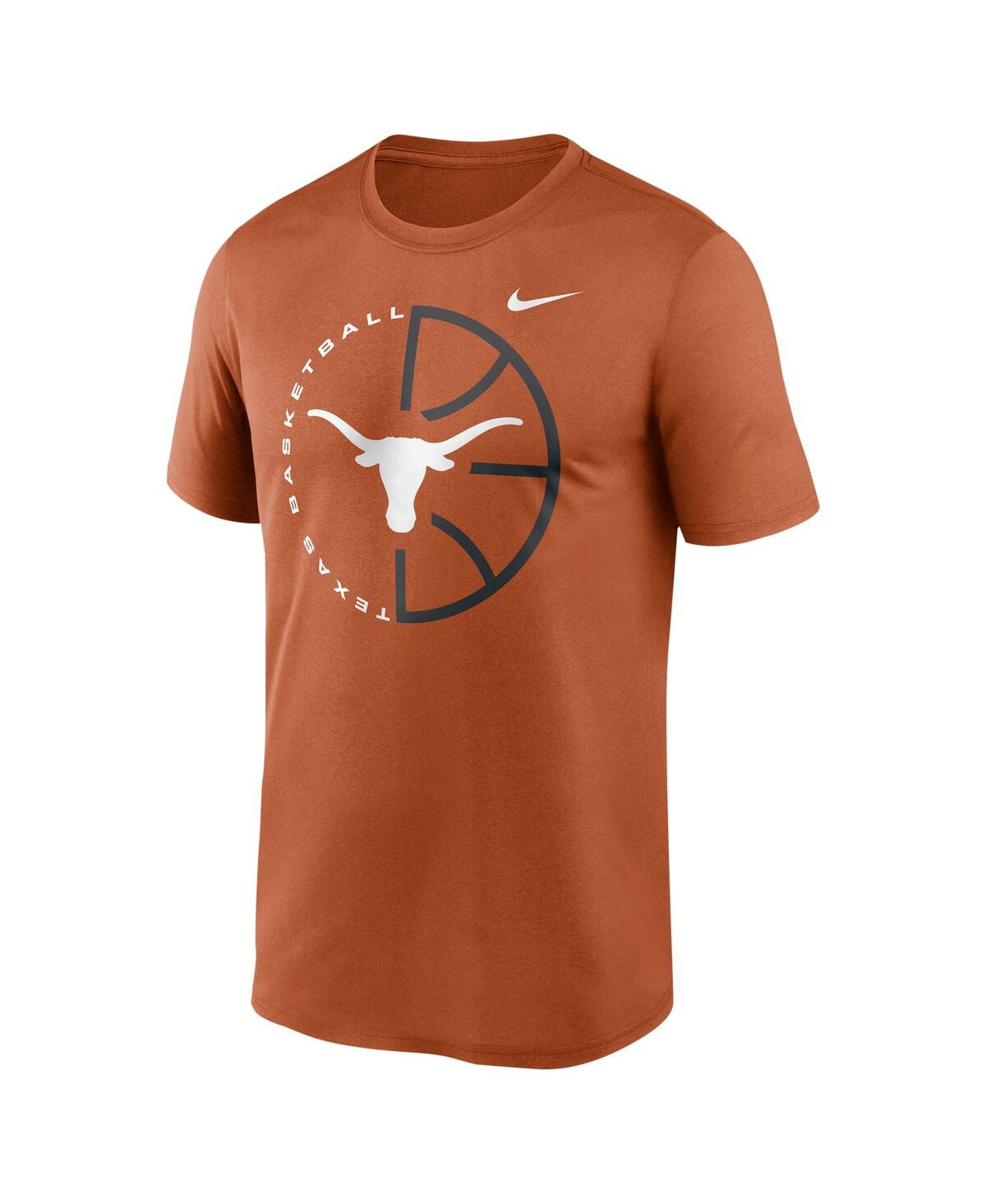 Nike Men's Texas Orange Texas Longhorns Legend Basketball Icon Performance T-shirt In Texas Orange