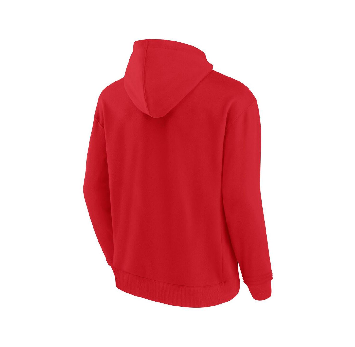 Men's and Women's Red Atlanta Hawks Elements Super Soft Fleece Pullover Hoodie