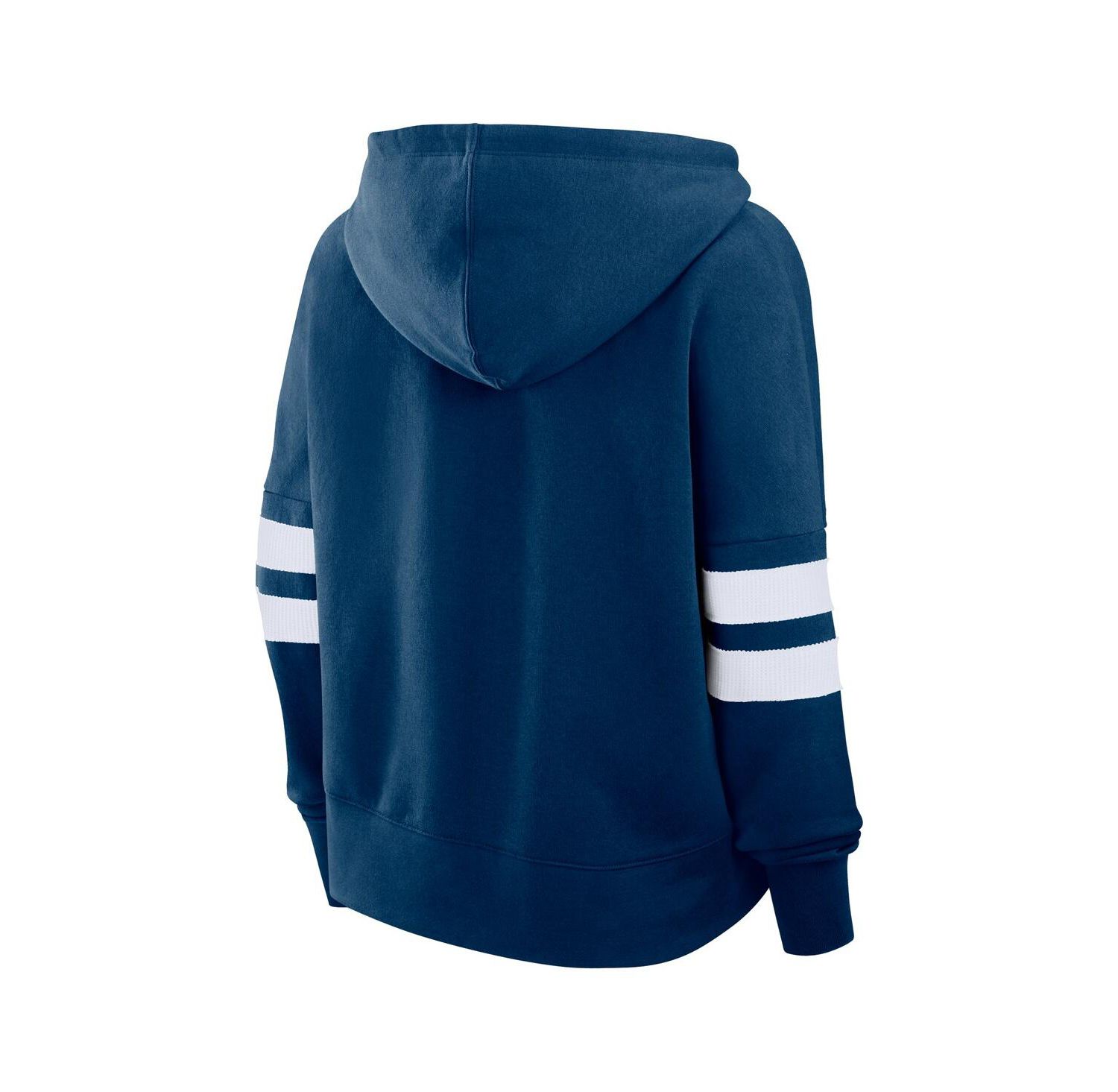 Women's Deep Sea Blue Seattle Kraken Seize Fleece Pullover Hoodie
