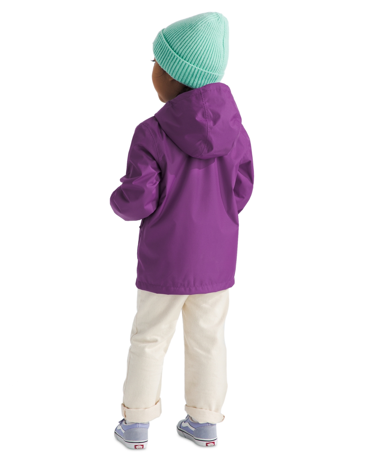 The North Face Toddler & Little Kids Zipline Rain Jacket In Grape