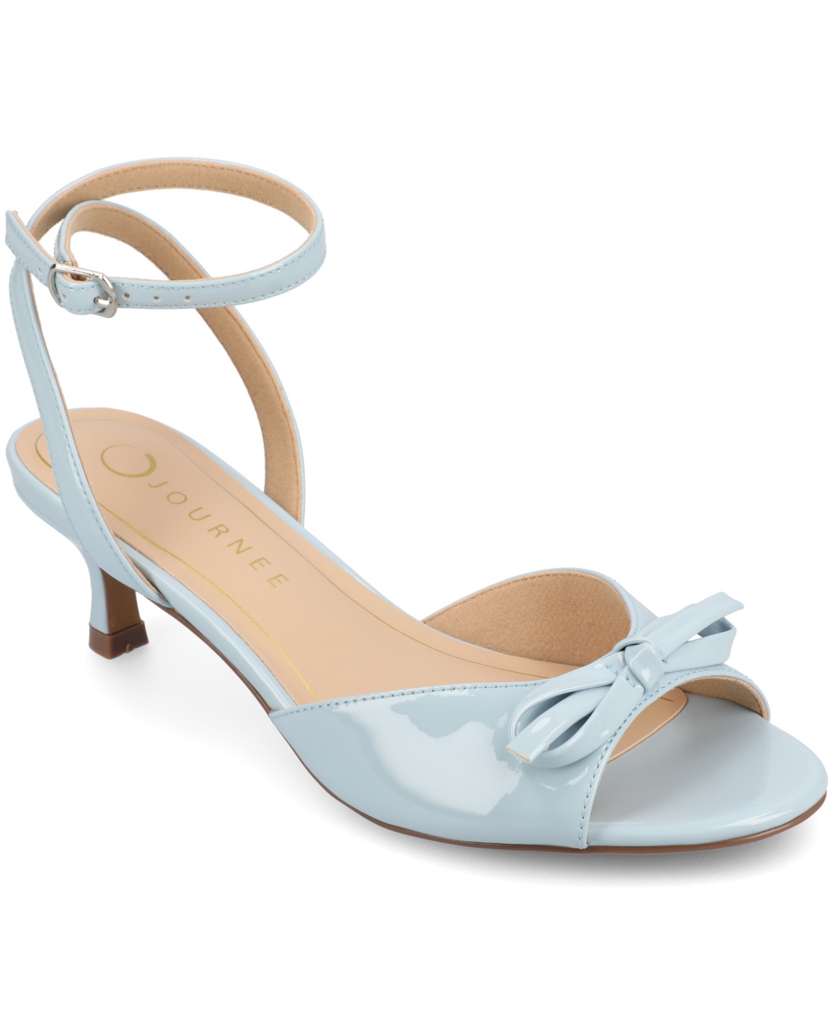 Journee Collection Women's Jennifer Ankle Strap Sandals In Blue