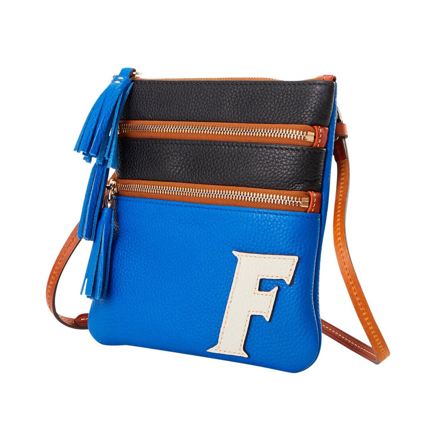 Женская сумка Dooney & Bourke Florida Gators Infield Triple Zip Crossbody Purse — фото 4