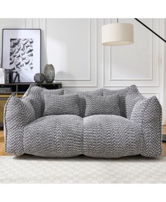 Bean Bag Chair for Adults, Cozy Chenille Sofa, Perfect for Gaming, Reading, and Relaxing