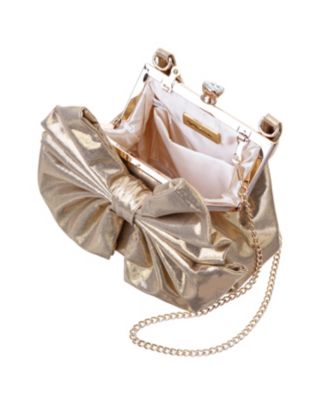 Small Bow Frame Crossbody Bag