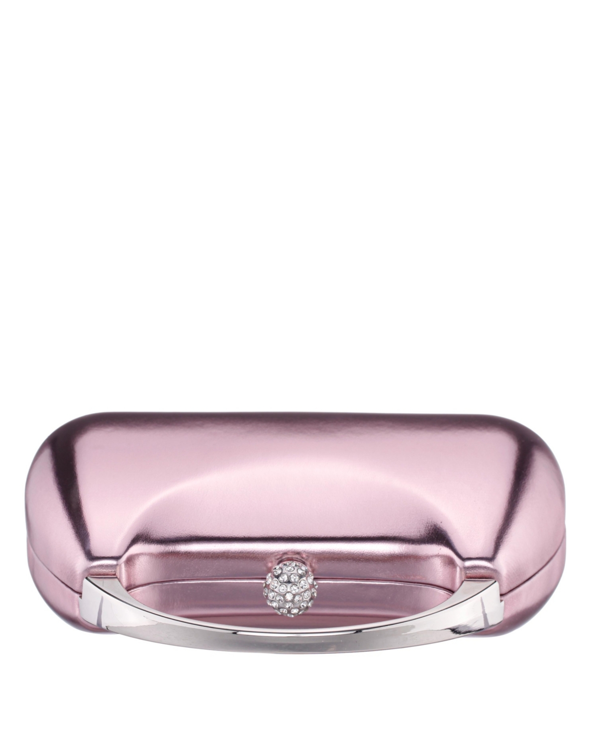 NINA MINAUDIERE WITH METAL HANDLE CLUTCH 