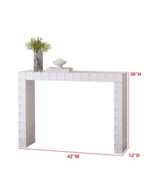 Turlock Wooden Console Table - Minimalist Sofa Table, Side Table, Entryway Table and Display Table