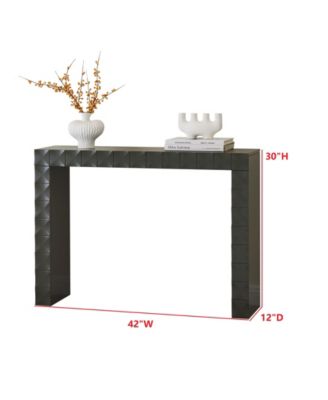 Turlock Wooden Console Table - Minimalist Sofa Table, Side Table, Entryway Table and Display Table
