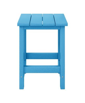 Kids Outdoor Patio Furniture HDPE Adirondack Square Side Table