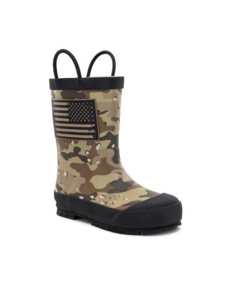 Big Boys Frontier Flag Camo Rain Boot