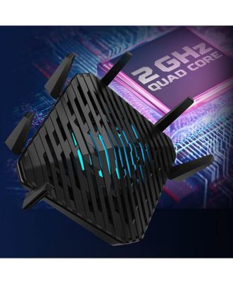 Predator Connect W6 Wi-Fi 6E Gaming Router | Hybrid QoS Compatible with Intel Killer Prioritization Engine | Tri-Band AXE7800 2.4GHz/5GHz/6GHz | Gigabit Router | Lifetime Internet Security