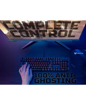 Predator Aethon 303 Wired Gaming Keyboard-Kailh Blue Mechanical Switches|RGB Illuminated Keyboard|12 Backlight Effects|5 Pre-Set Gaming Modes & 3 Sidelight Effects|100% Anti-Ghosting,(Pack of 1)