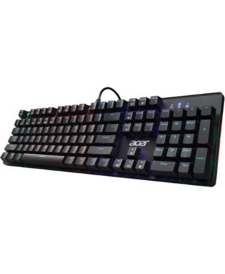 Nitro Gen 2 Wired Gaming Keyboard - RGB Illuminated Keyboard | 100% Anti-Ghosting (N-Key Rollover) | Mechanical Axis | Ergonomic Arc Keycaps | Embedded Multimedia Keys, (Pack of 1)