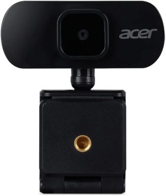 Full HD USB Streaming 2MP Webcam | 1080P HD | 360&deg; Rotation | Digital Microphone | Plug & Play for Desktop or Laptop PC | Stream for Zoom, Skype, Facetime, YouTube | Conference Calls & MS Teams