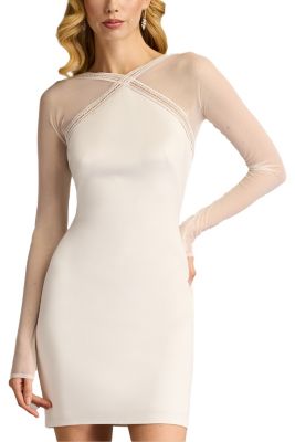 Women's Savoy Sheer Sleeve Mini Dress