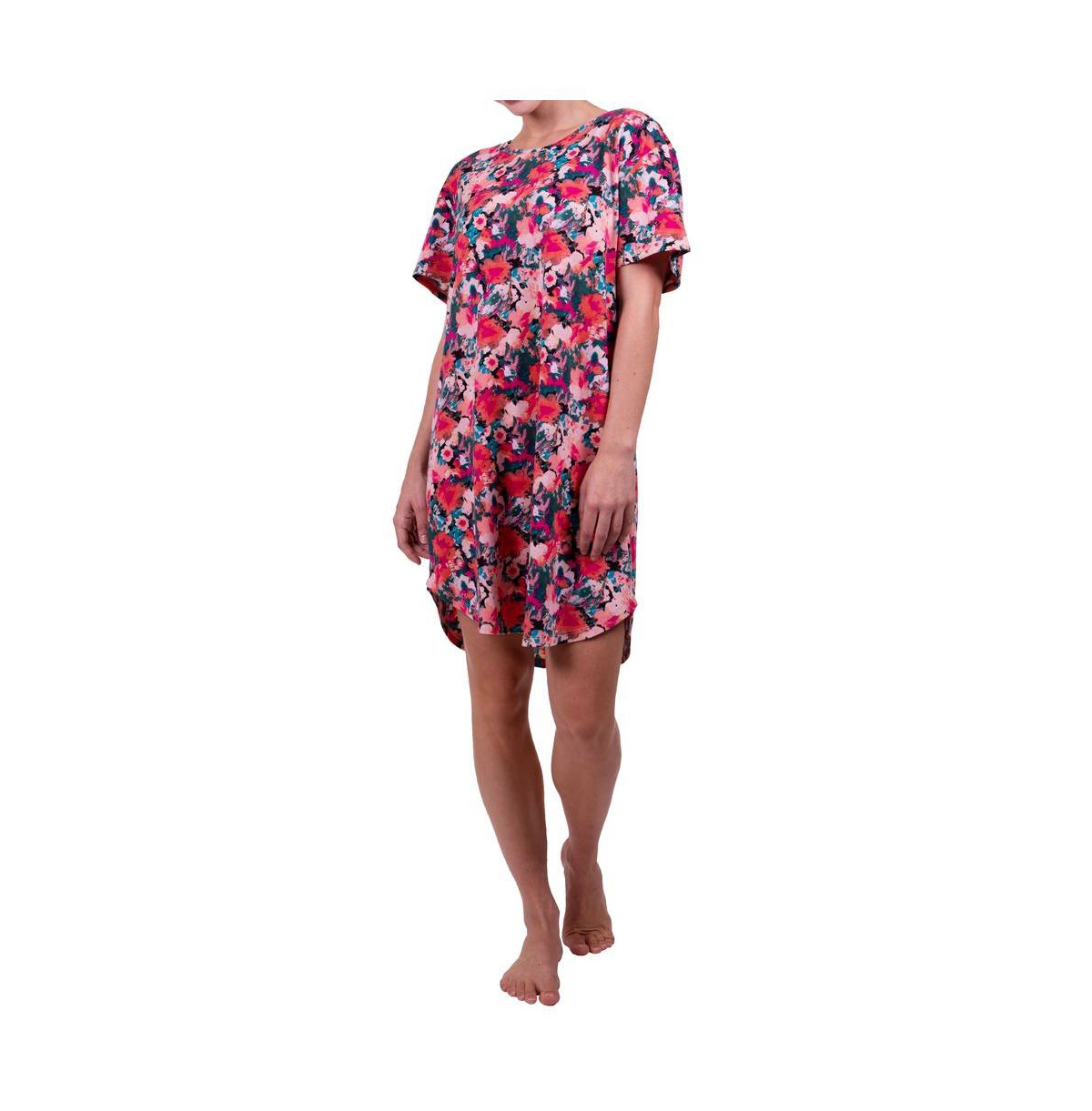 N Natori Women's Spring Essentials - Orange coral/black