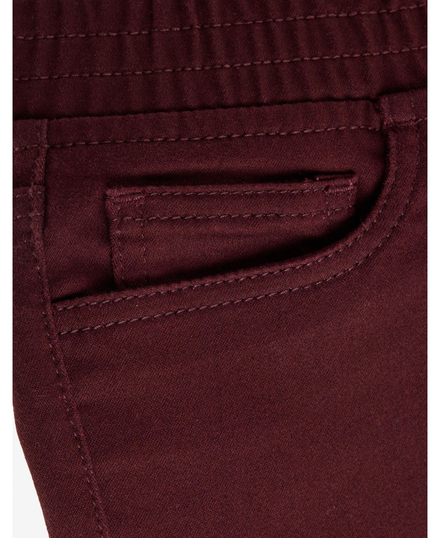 Брюки XRAY Elastic Waist Five Pocket Commuter для мальчиков, цвет: Бордовый — фото 4