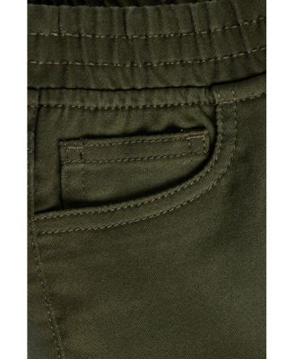 Little Boys Elastic Waist Five Pocket Commuter Pants