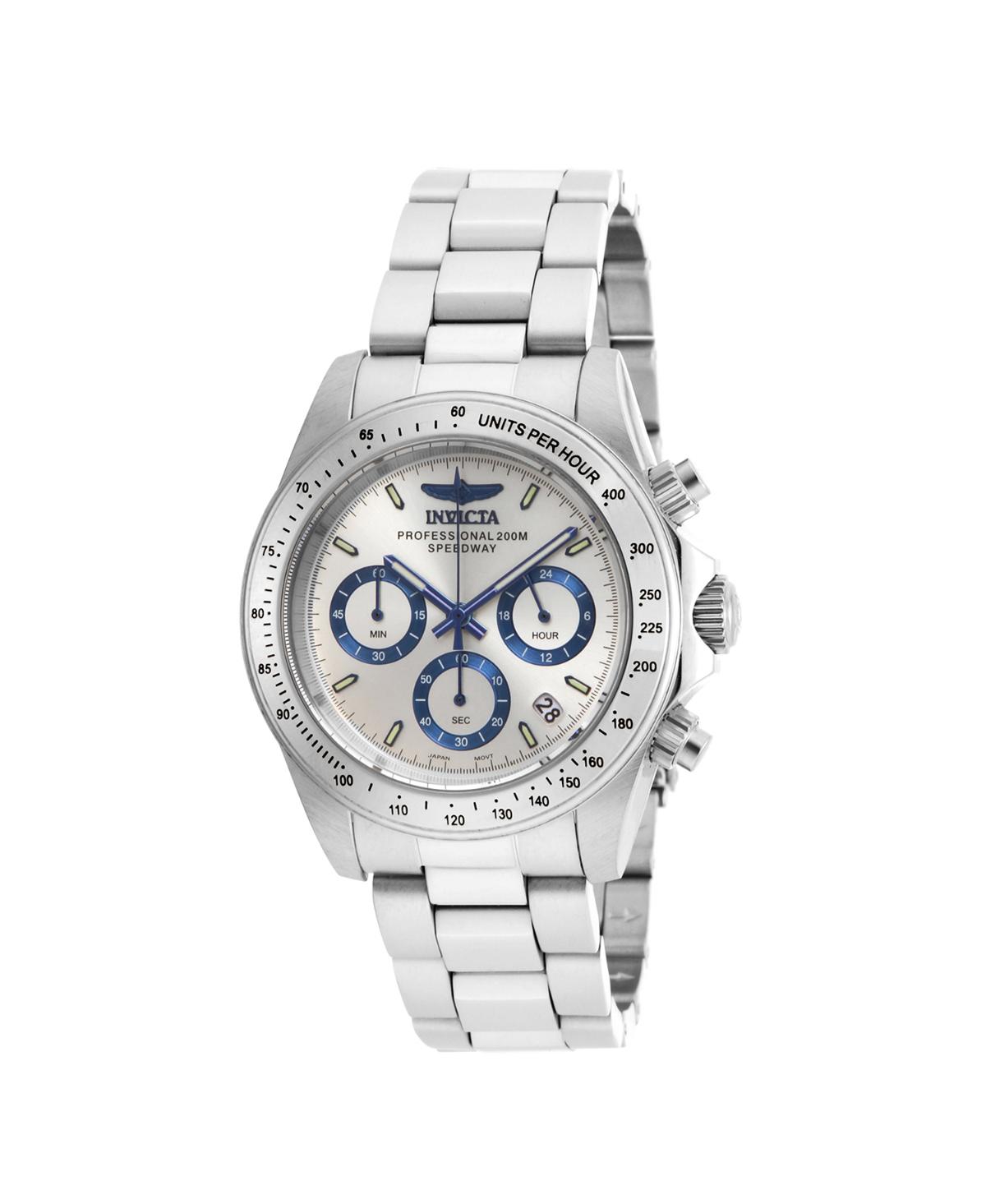 Invicta Men's Speedway Quartz Chronograph Silver Dial Watch