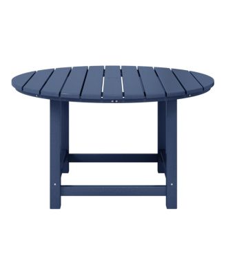 Kids Outdoor Patio Furniture HDPE 38" Wide Round Dining Table