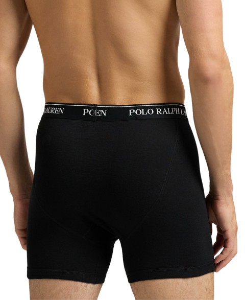 Мужские Polo Ralph Lauren Men's Classic Fit Boxer Briefs, 5+1 Bonus Pack