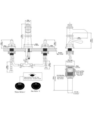 Single Hole Single-Handle Bathroom Faucet With Pop Up Drain in Brushed Nickel