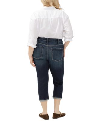 Plus Size Avery Cuffed Denim Jeans