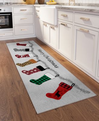 Wonderland Washable WN5 2'3x7'6 Runner Area Rug