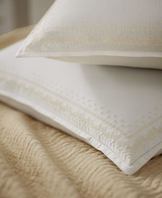 Delaney Embroidered Floral Sham, European