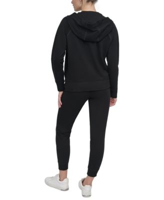 Sport Women's Two-Tone Zip-Front Long-Sleeve Hoodie