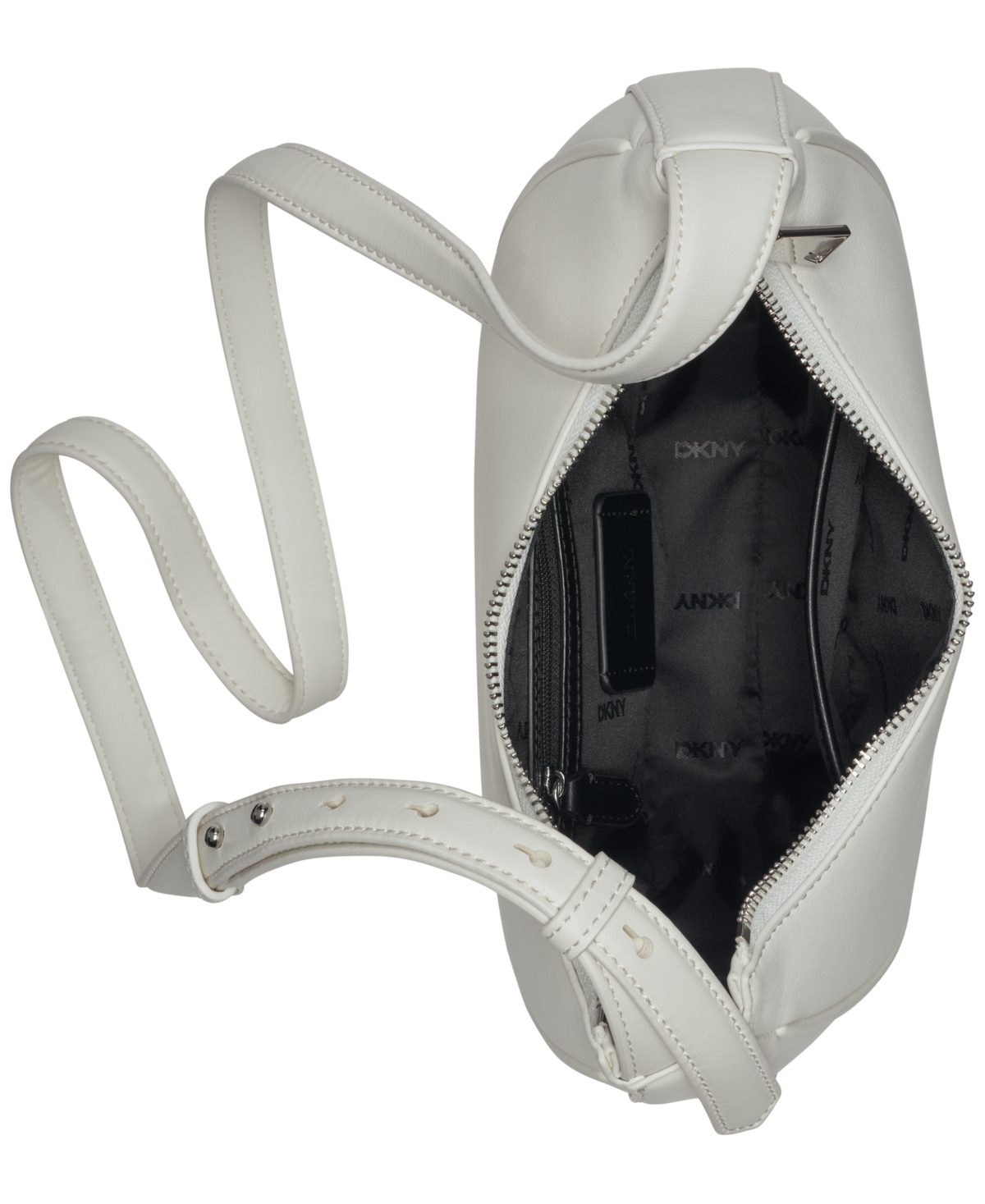Dkny Sadie Small Crossbody In Marshmallow,black