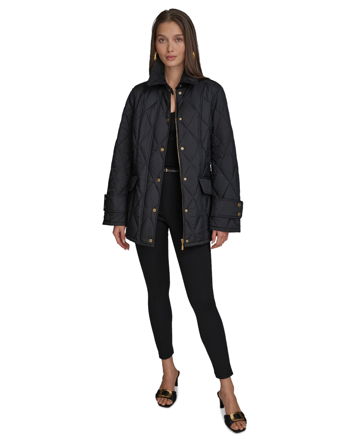 Women's Quilted Barn Jacket - Stony Beige