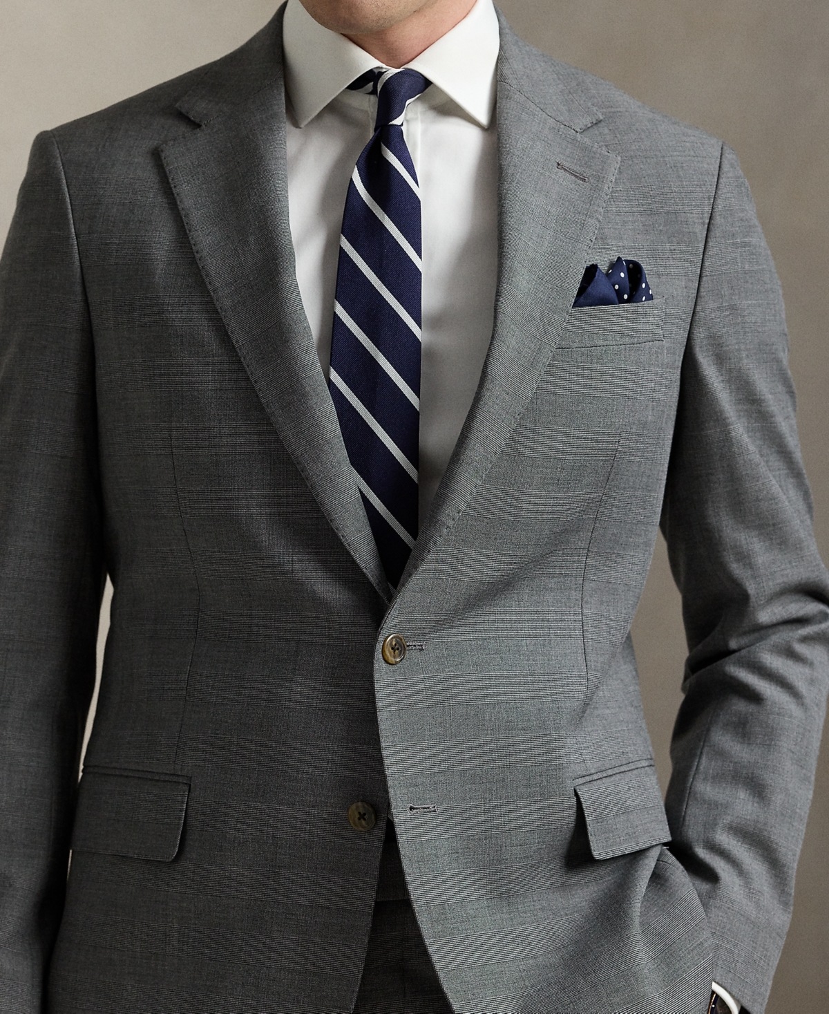 Polo Ralph Lauren Men's Polo Modern Performance Twill Jacket In Medium Grey Multi