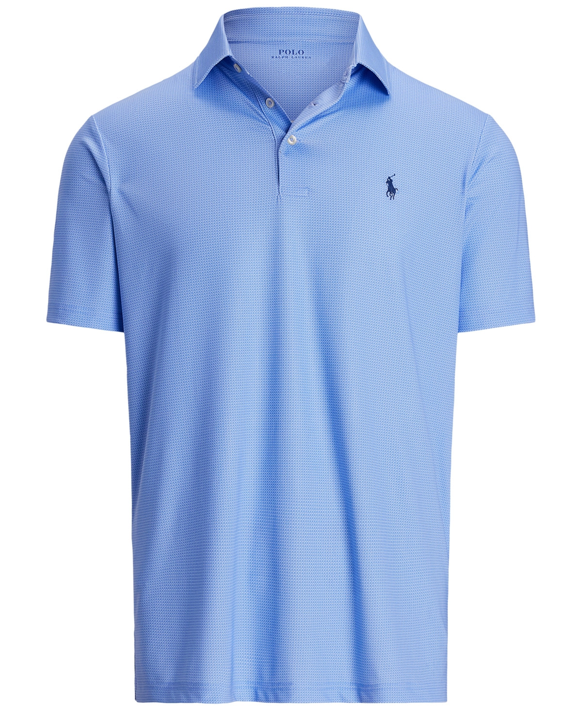Shop Polo Ralph Lauren Men's Classic-fit Performance Polo Shirt In Canvas Blue