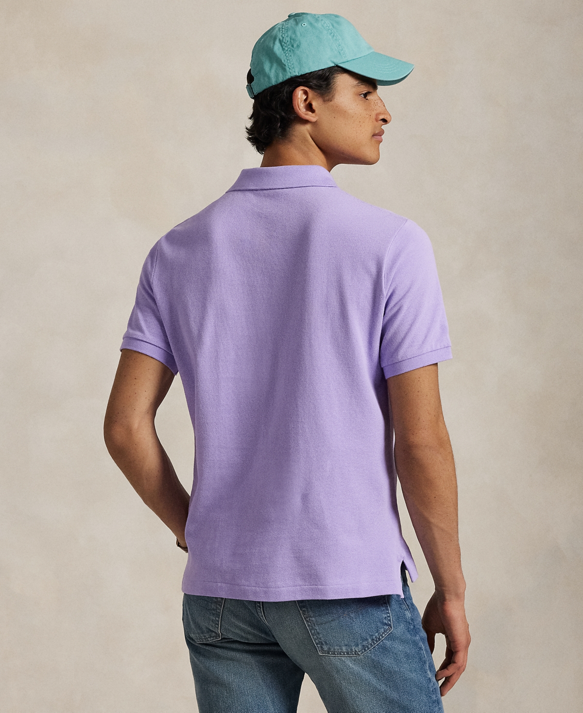 Polo Ralph Lauren Cotton Polo Shirt In Purple