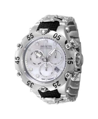 Men's 47156 Reserve Quartz Chronograph White, Silver Dial Watch