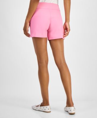 Women's Mid-Rise Pull-On Shorts, Created for Macy's