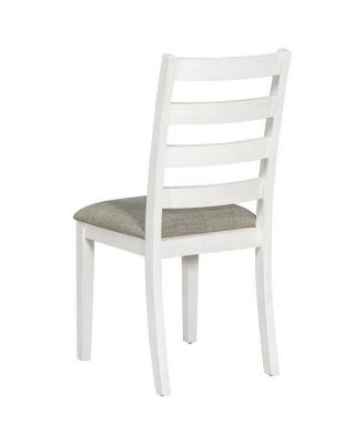 Rustic Style 6-Piece Dining Room Table Set with 4 Upholstered Chairs & a Bench