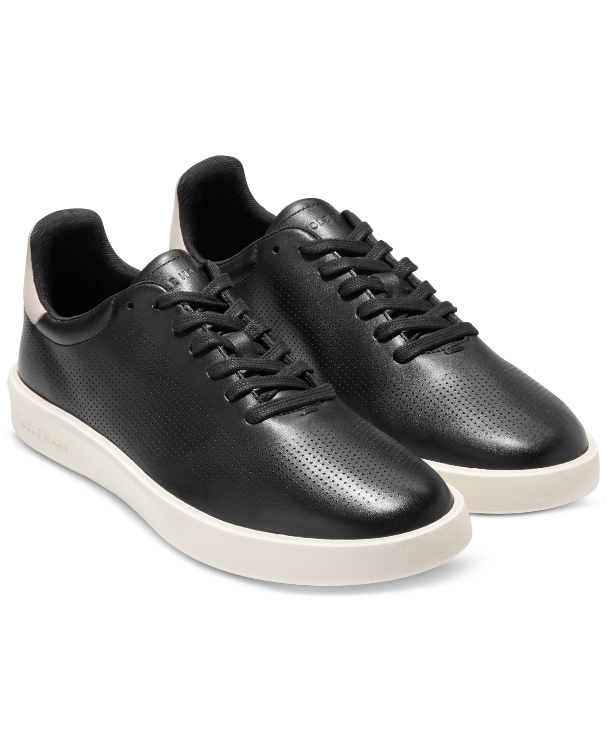 Cole Haan Men's Grand Crosscourt Daily Laser Sneaker In Black