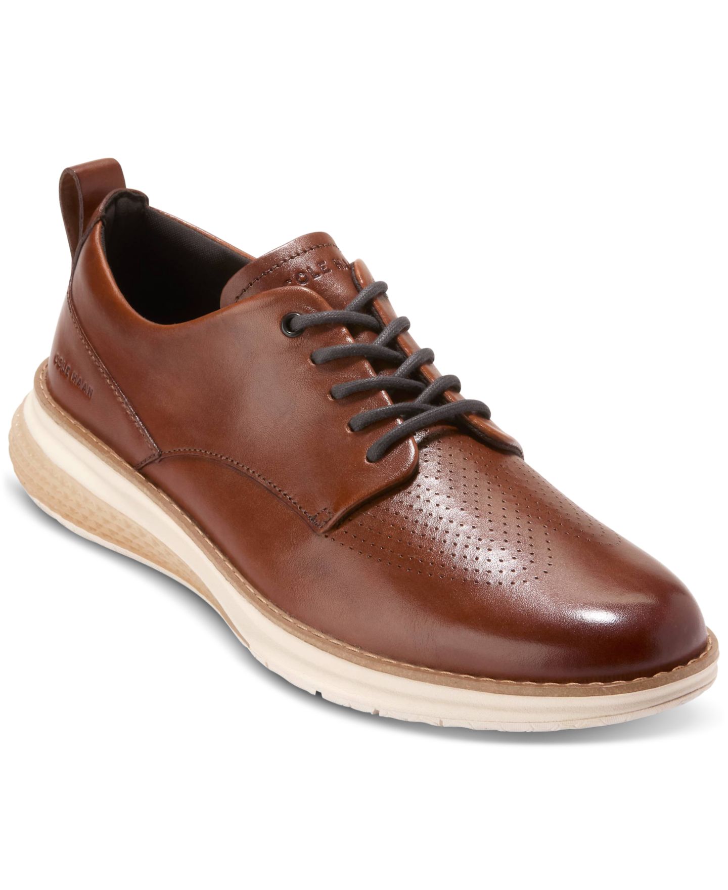 Обувь Cole Haan Men's ØriginalGrand Energyweave Perforated Plain Toe Oxford, цвет: Рыжевато-коричневый — фото 1