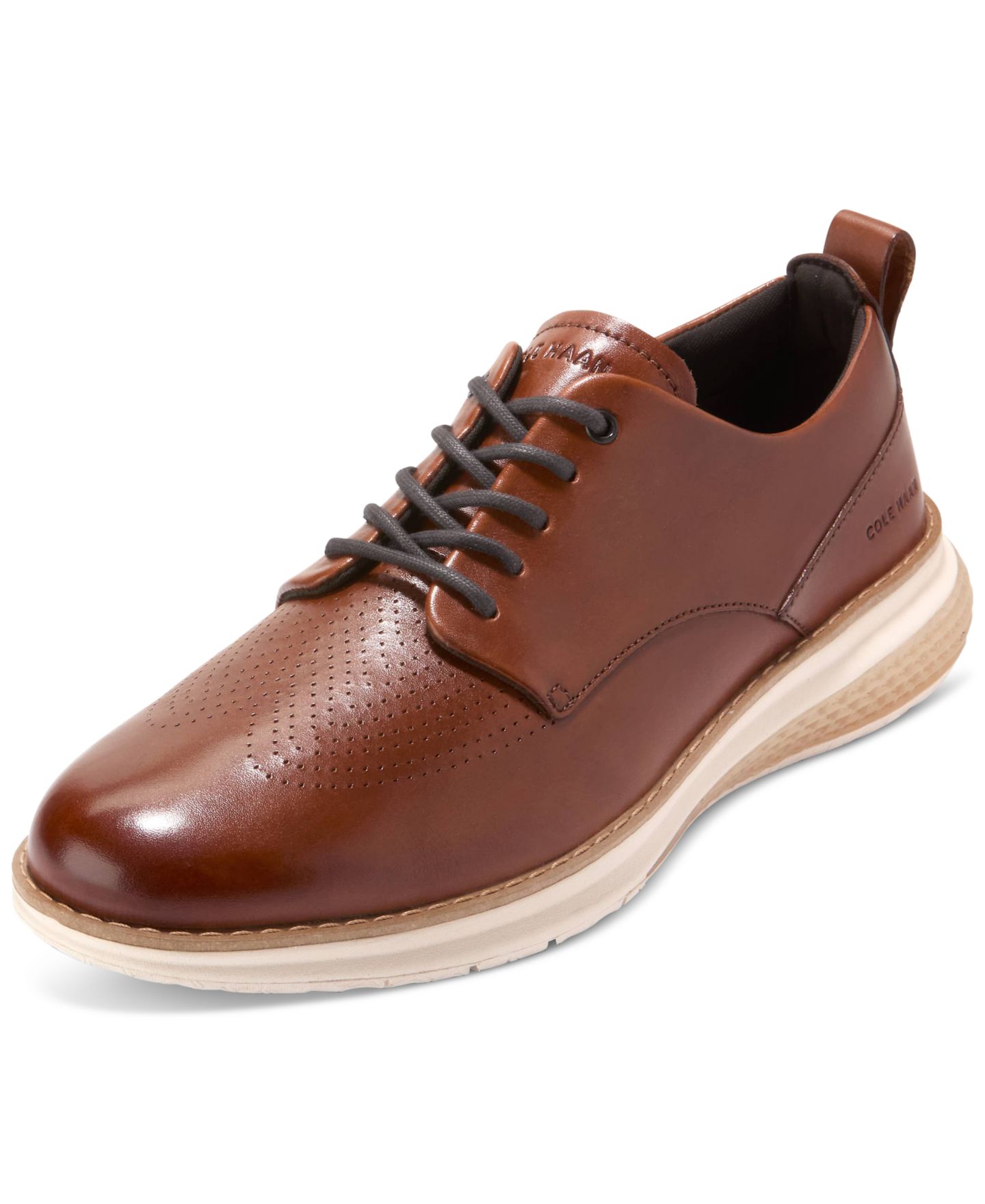 Обувь Cole Haan Men's ØriginalGrand Energyweave Perforated Plain Toe Oxford, цвет: Рыжевато-коричневый — фото 7