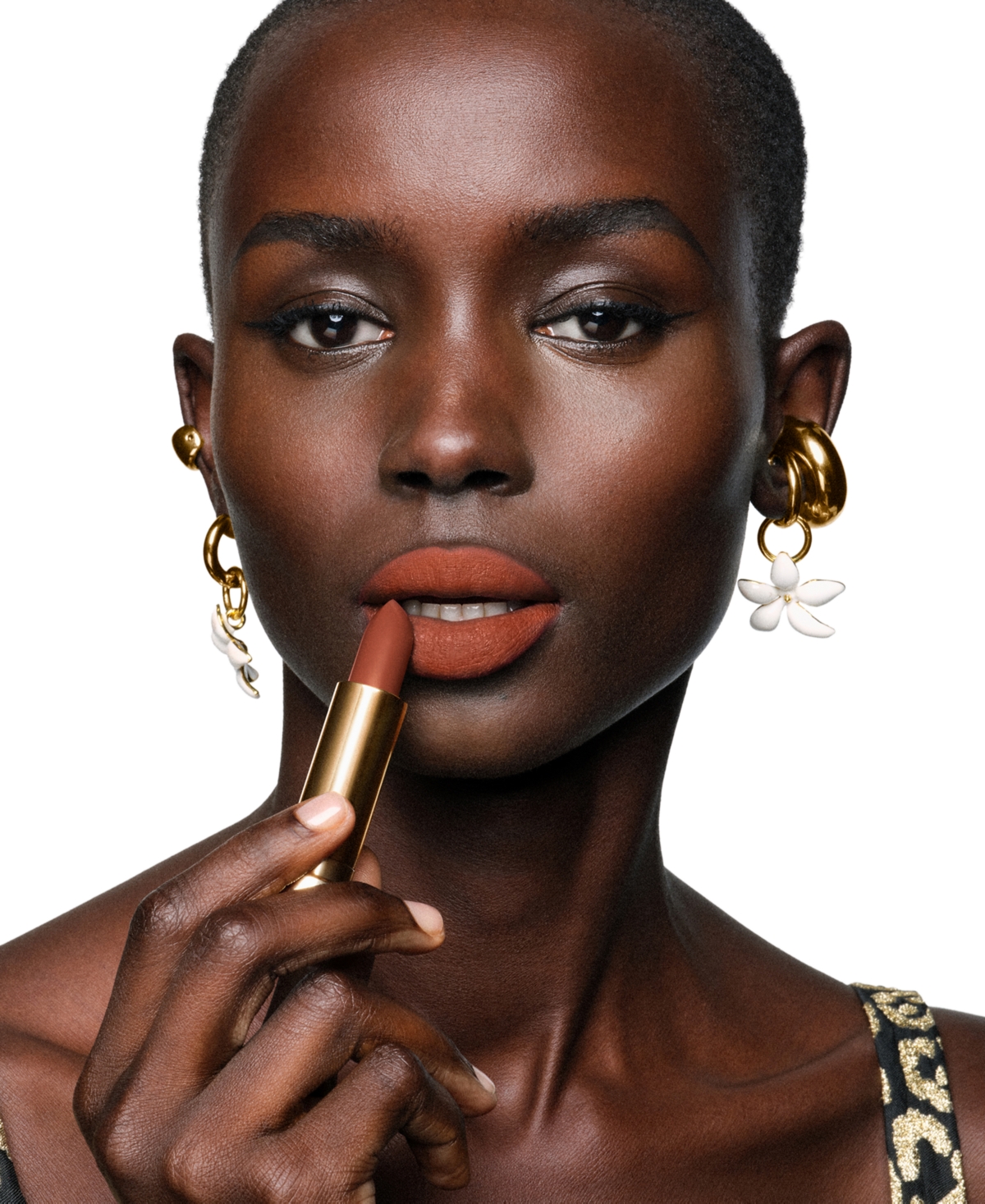 Carolina Herrera Fabulous Kiss Wild At Heart Spring Collection Lipstick Refill In 484- City Jungle (matte)