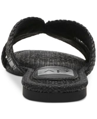 Women's Geeya Raffia Criss Cross Strap Slide Sandals